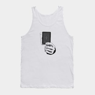 Gambling Poker holding Ace Tank Top